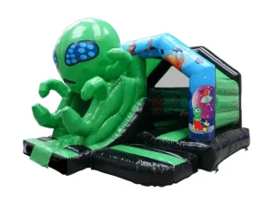 Alien 3D Bouncy Castle Slide Combo